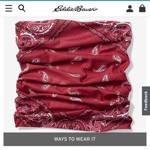 Eddie Bauer Red Multiclava NWT